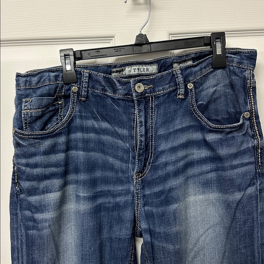 BKE Tyler Men's Washed Blue Bootcut Jeans size 36R